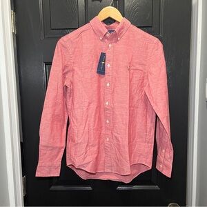 Polo Ralph Lauren Boys Red Oxford Shirt Size L NWT